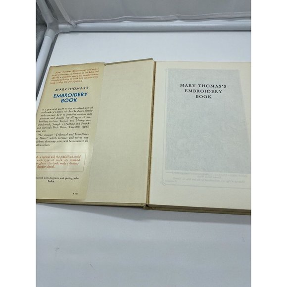 Mary Thomas's Embroidery Book by Mary Thomas Hardcover Dust Jacket 1936 - Picture 7 of 14
